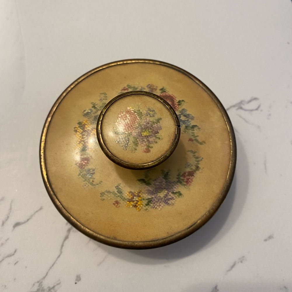 Vintage Floral Trinket Box
